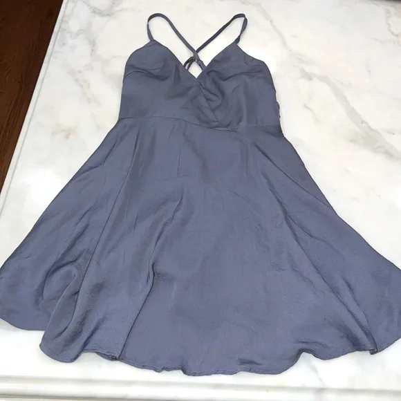 Angel Biba | Dresses | Angel Biba Steel Blue Dress | Poshmark Angel Biba | Dresses | Angel Biba Steel Blue Dress | Poshmark